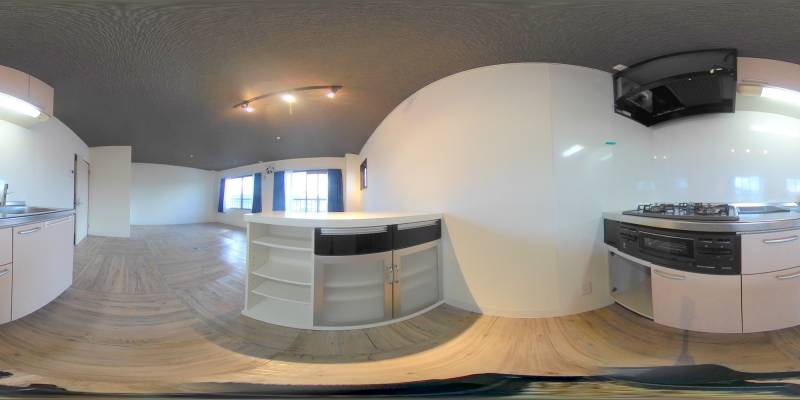 パノラマ画像キッチン