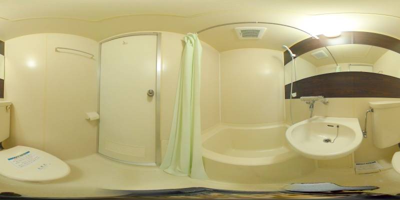 パノラマ画像バスルーム