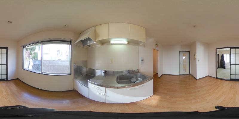 パノラマ画像キッチン