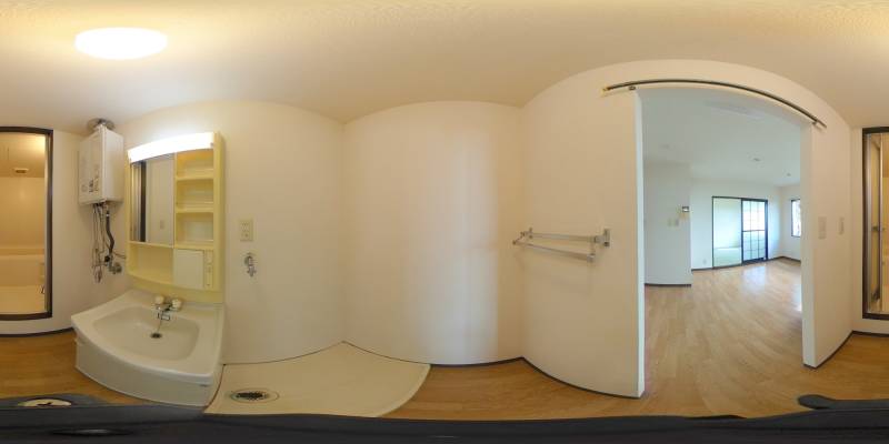 パノラマ画像洗面所