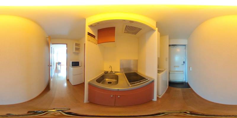 パノラマ画像キッチン