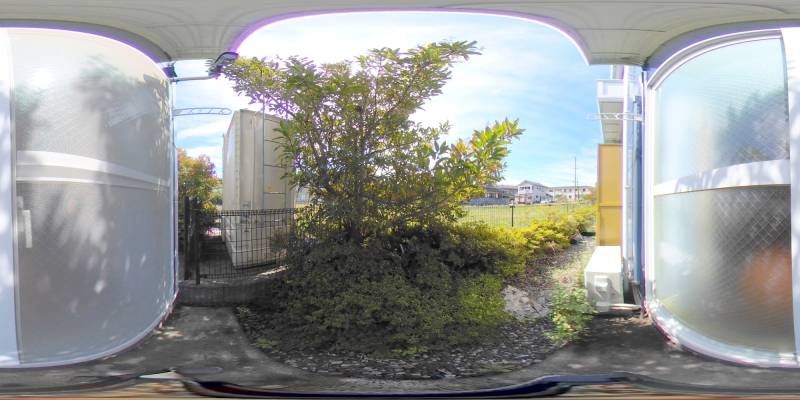 パノラマ画像バルコニー