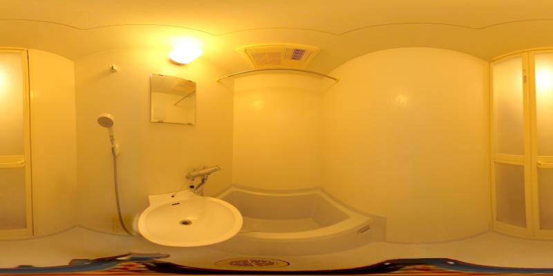 パノラマ画像バスルーム