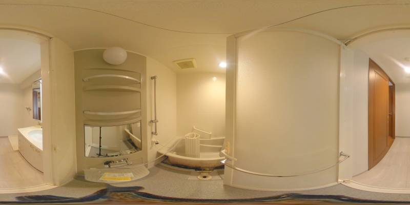 パノラマ画像バスルーム