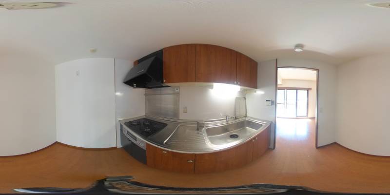 パノラマ画像キッチン