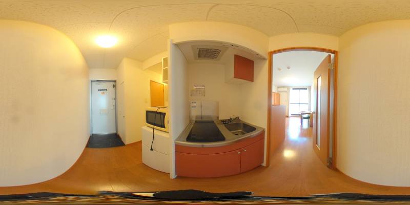 パノラマ画像キッチン