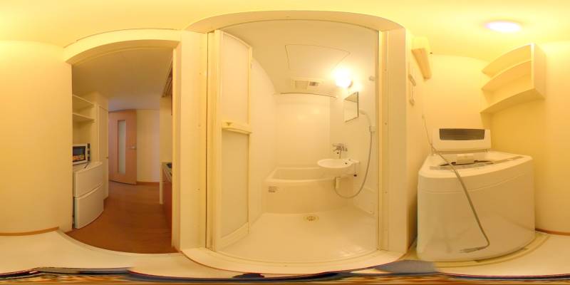 パノラマ画像バスルーム