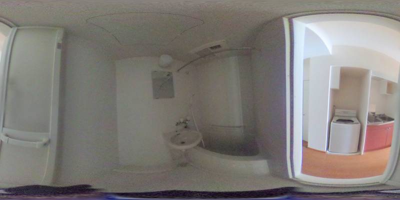 パノラマ画像バスルーム