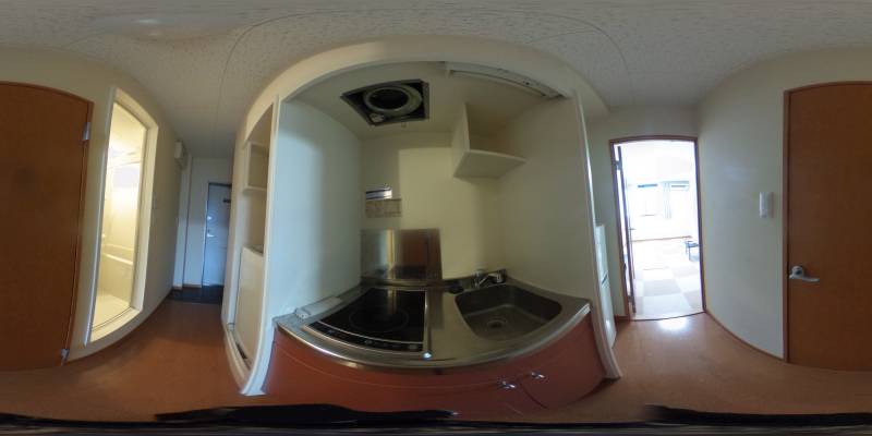 パノラマ画像キッチン