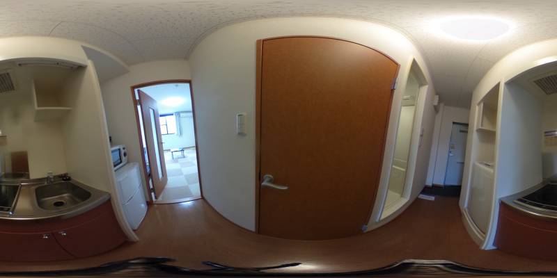 パノラマ画像キッチン
