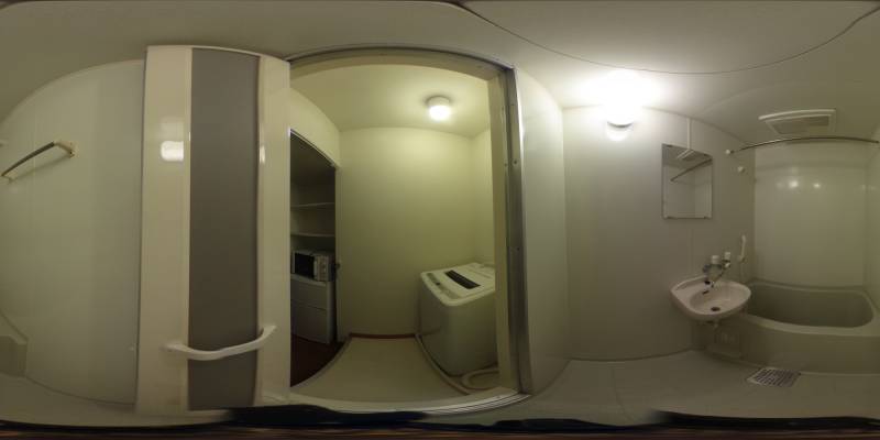 パノラマ画像バスルーム