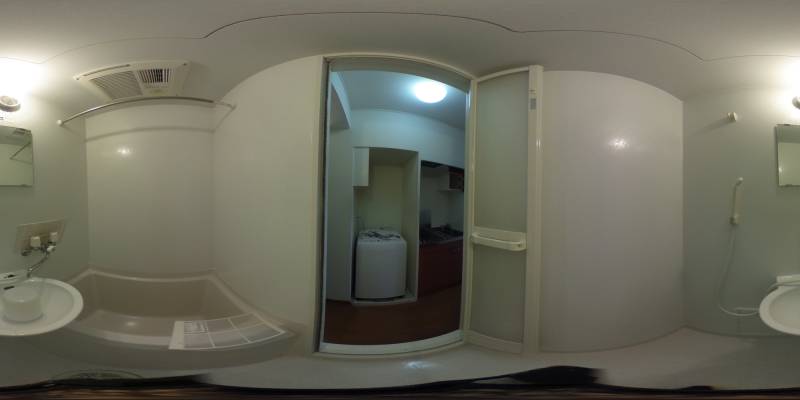 パノラマ画像バスルーム
