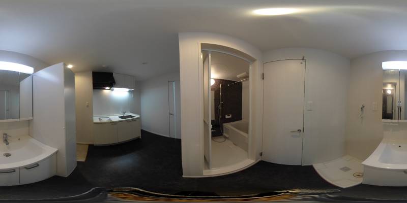 パノラマ画像洗面所