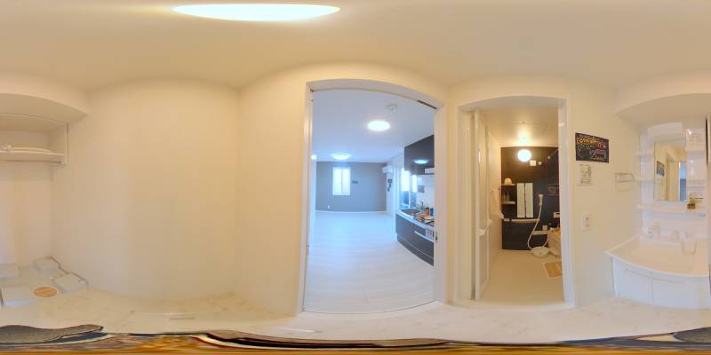 パノラマ画像洗面所