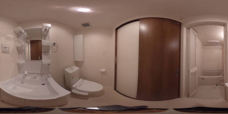 パノラマ画像バスルーム