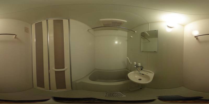 パノラマ画像バスルーム