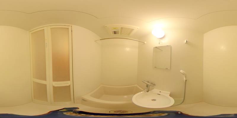 パノラマ画像バスルーム