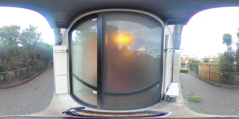 パノラマ画像バルコニー