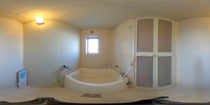 パノラマ画像バスルーム