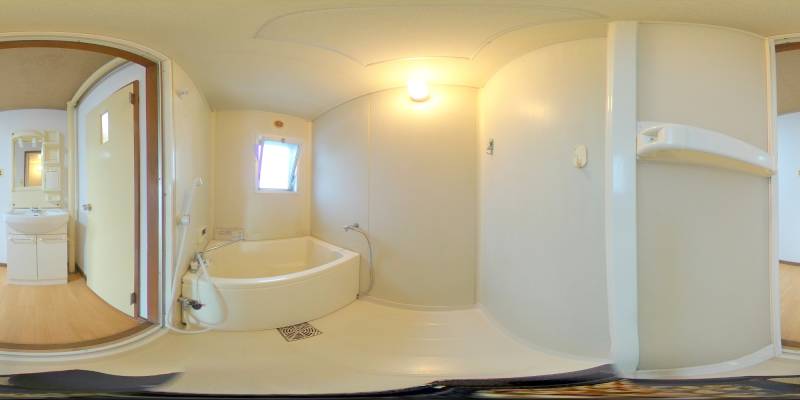 パノラマ画像バスルーム