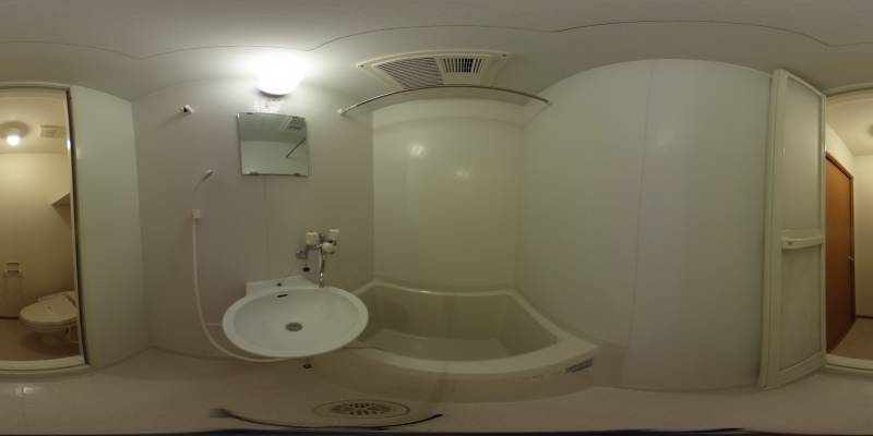 パノラマ画像バスルーム