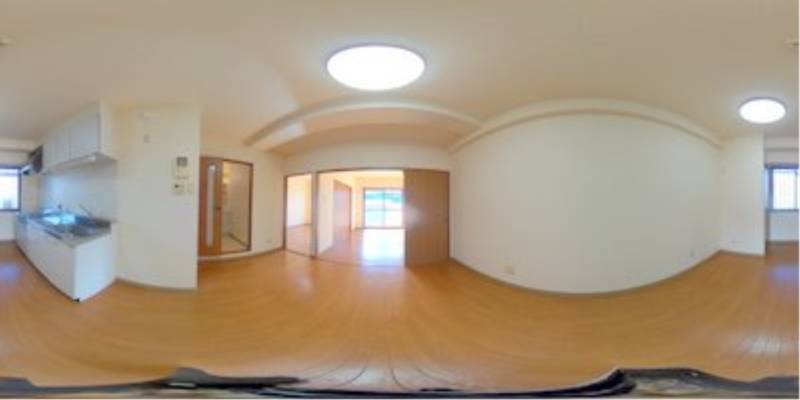 パノラマ画像リビング