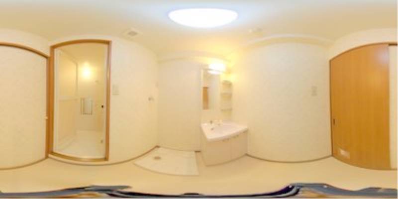 パノラマ画像洗面所