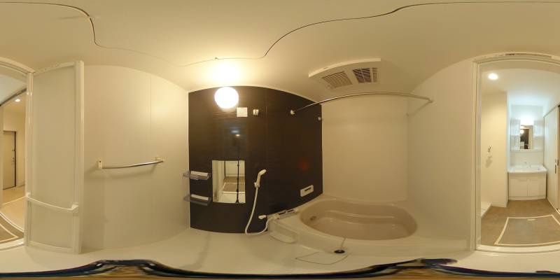 パノラマ画像バスルーム