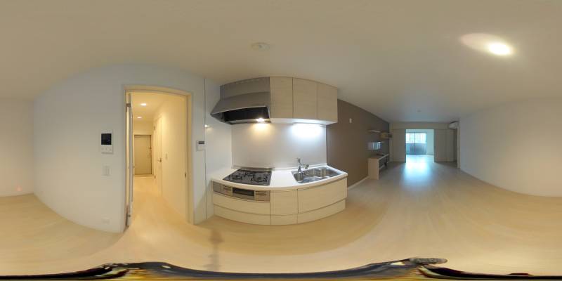 パノラマ画像キッチン