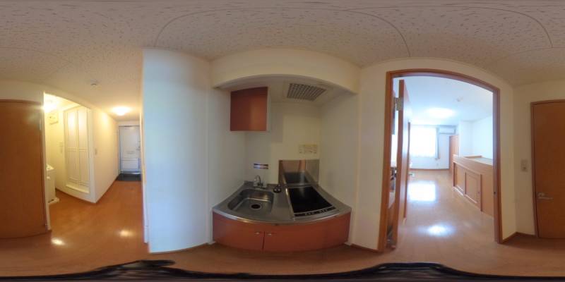 パノラマ画像キッチン