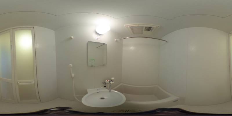 パノラマ画像バスルーム