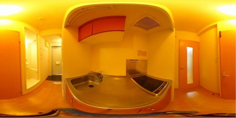 パノラマ画像キッチン