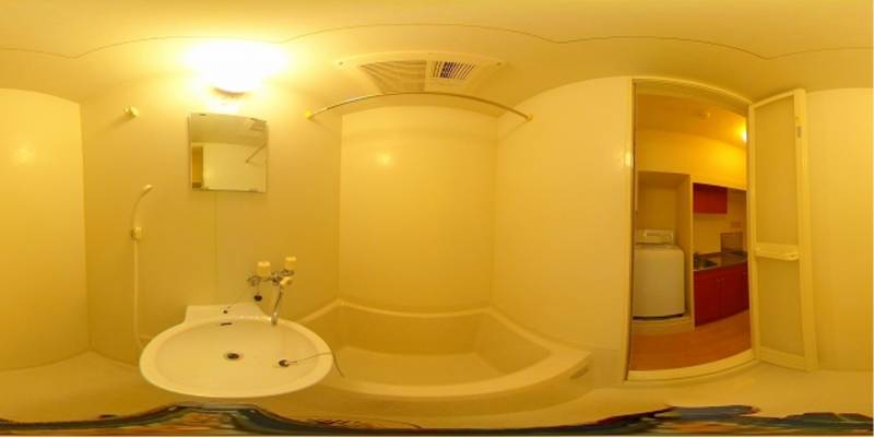 パノラマ画像バスルーム