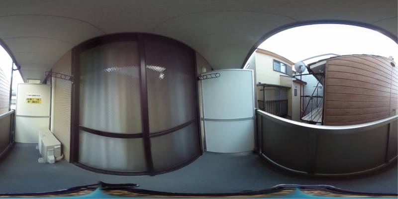 パノラマ画像バルコニー