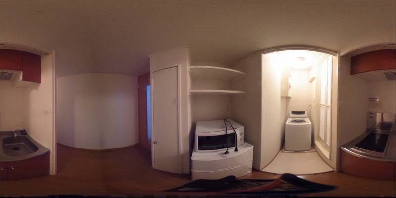 パノラマ画像キッチン