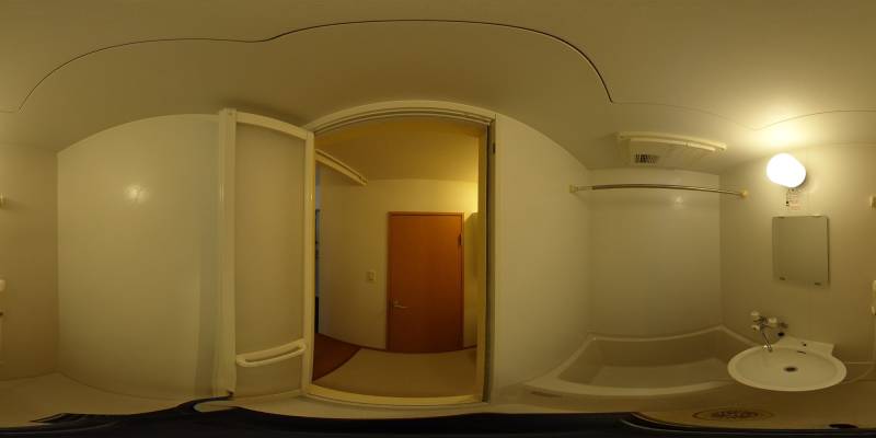 パノラマ画像バスルーム