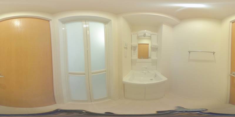 パノラマ画像洗面所