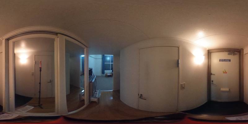 パノラマ画像玄関