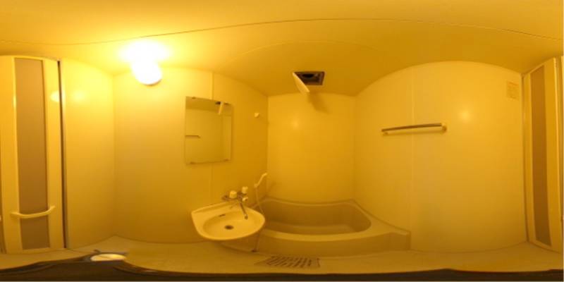 パノラマ画像バスルーム