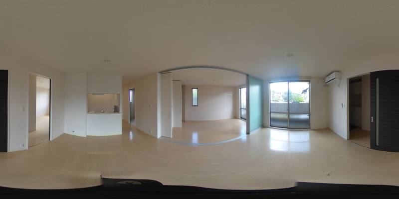 パノラマ画像リビング