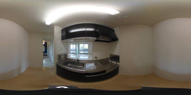 パノラマ画像キッチン