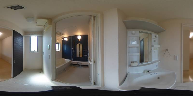 パノラマ画像洗面所