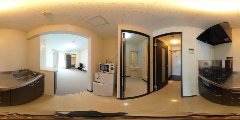 パノラマ画像キッチン