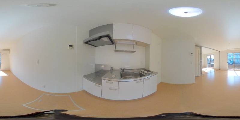 パノラマ画像キッチン