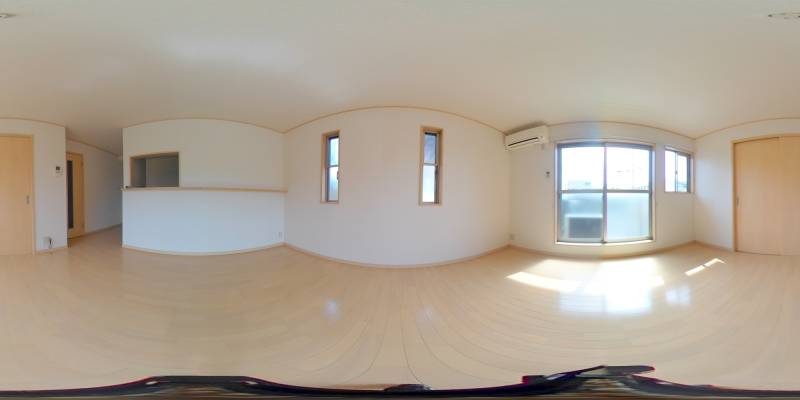 パノラマ画像リビング