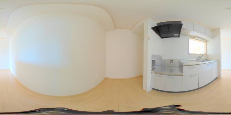 パノラマ画像キッチン