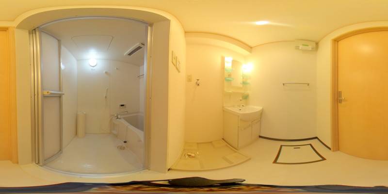 パノラマ画像洗面所