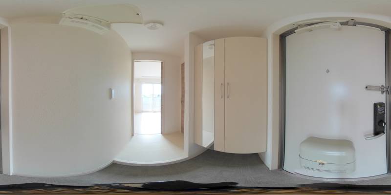 パノラマ画像玄関