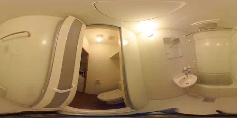 パノラマ画像バスルーム