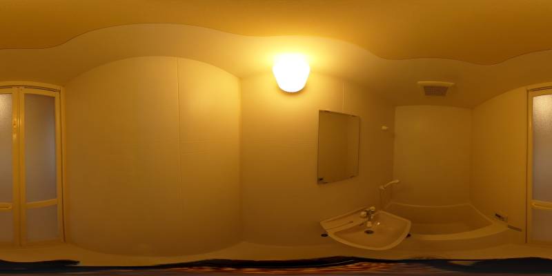 パノラマ画像バスルーム